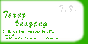 terez veszteg business card